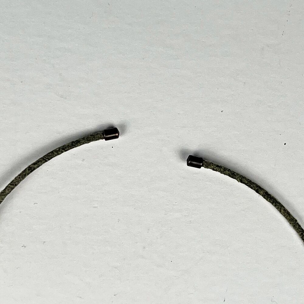 Vintage Lia Sophia Floral Medallion Necklace Choker and Earrings Green Brown Set - Picture 11 of 11